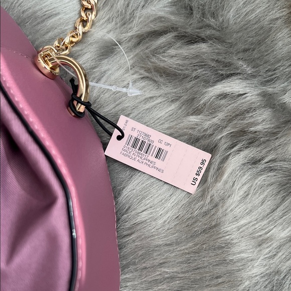 Victoria's Secret Mauve Shoulder Bag. Burgundy color. - Picture 9 of 9